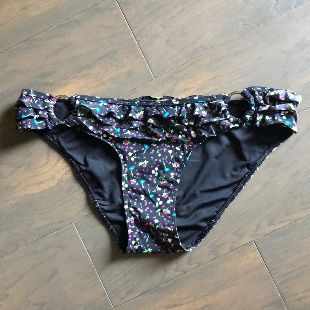 Floral print bikini bottoms